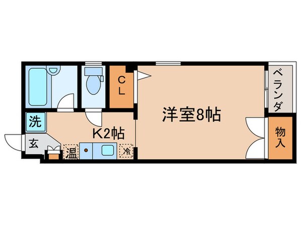 パレステージ二条の物件間取画像